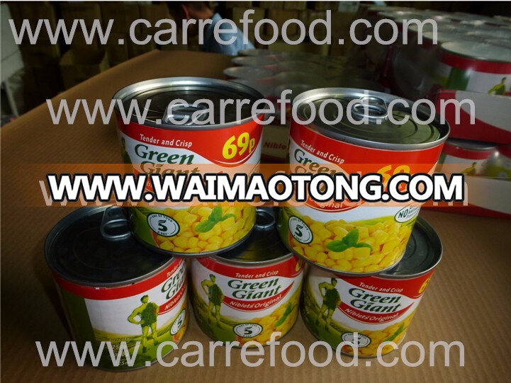 green giant mais doux tria sweet corn  in brine from xiamen carre food mais doux kernel sweet corn in tin canned food list chinese green giant brandmanufacturer can food exporters food green.jpg