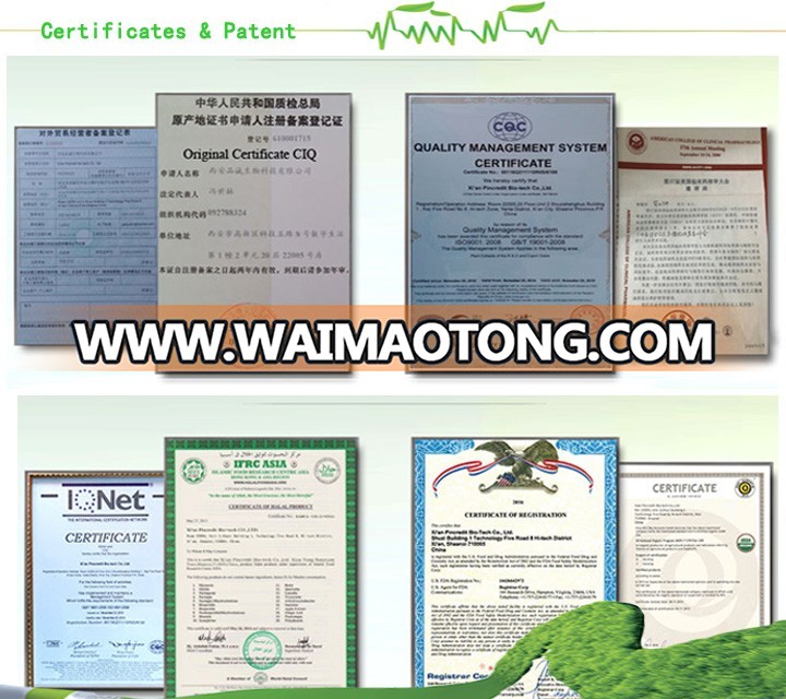 certificate herbal patent