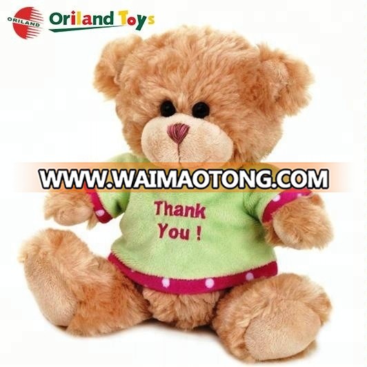 hot sale custom made colorful soft cute baby plush toys teddy bear wholesale