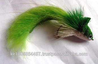 Chartreuse Deer hair diver 3.JPG