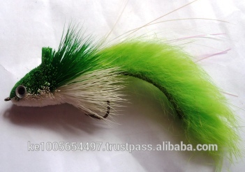 Chartreuse Deer hair diver 2.JPG