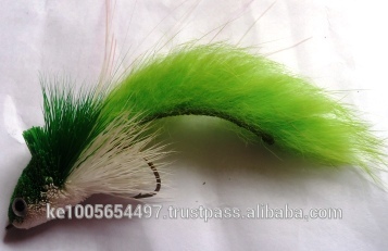 Chartreuse Deer hair diver 1.JPG