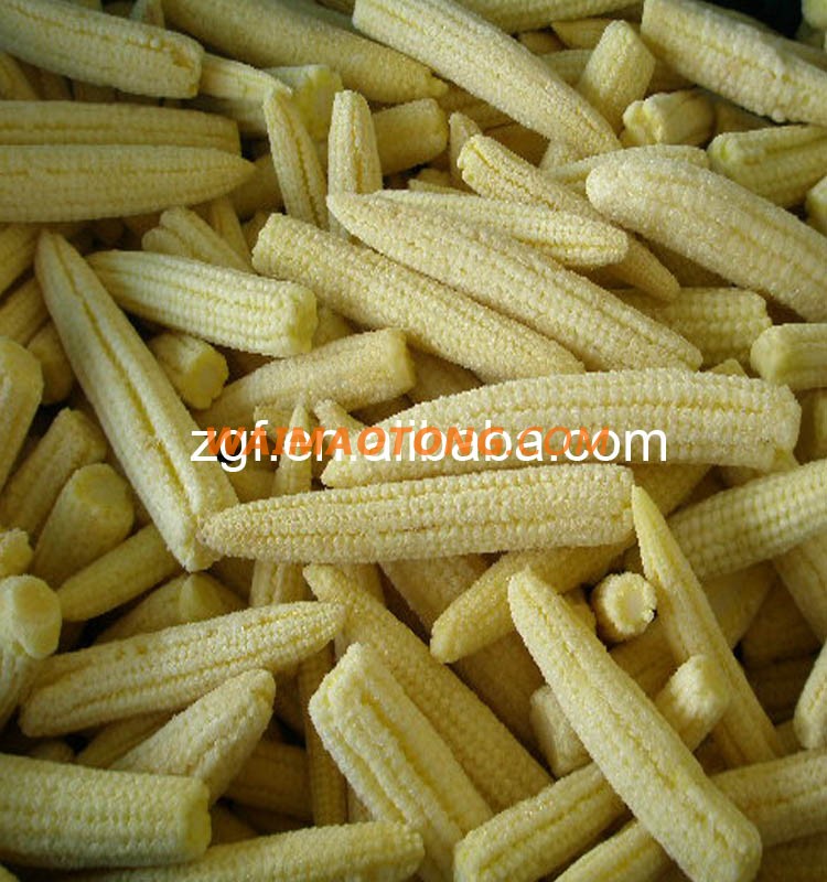 2016 New Season high quality fresh iqf frozen baby corn cut for sale