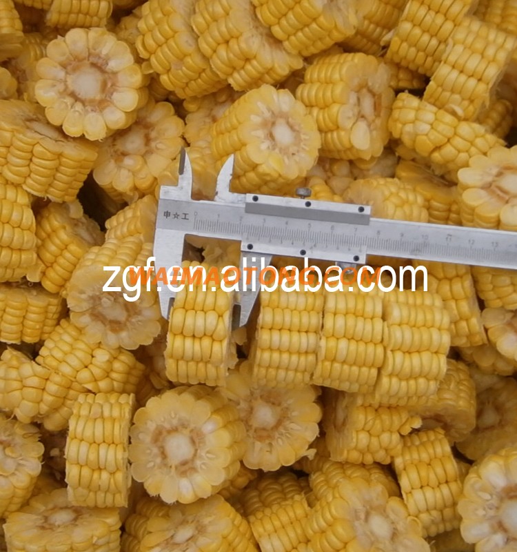 2016 New Season Hot Sale High Quality Frozen Sweet Corn Cut