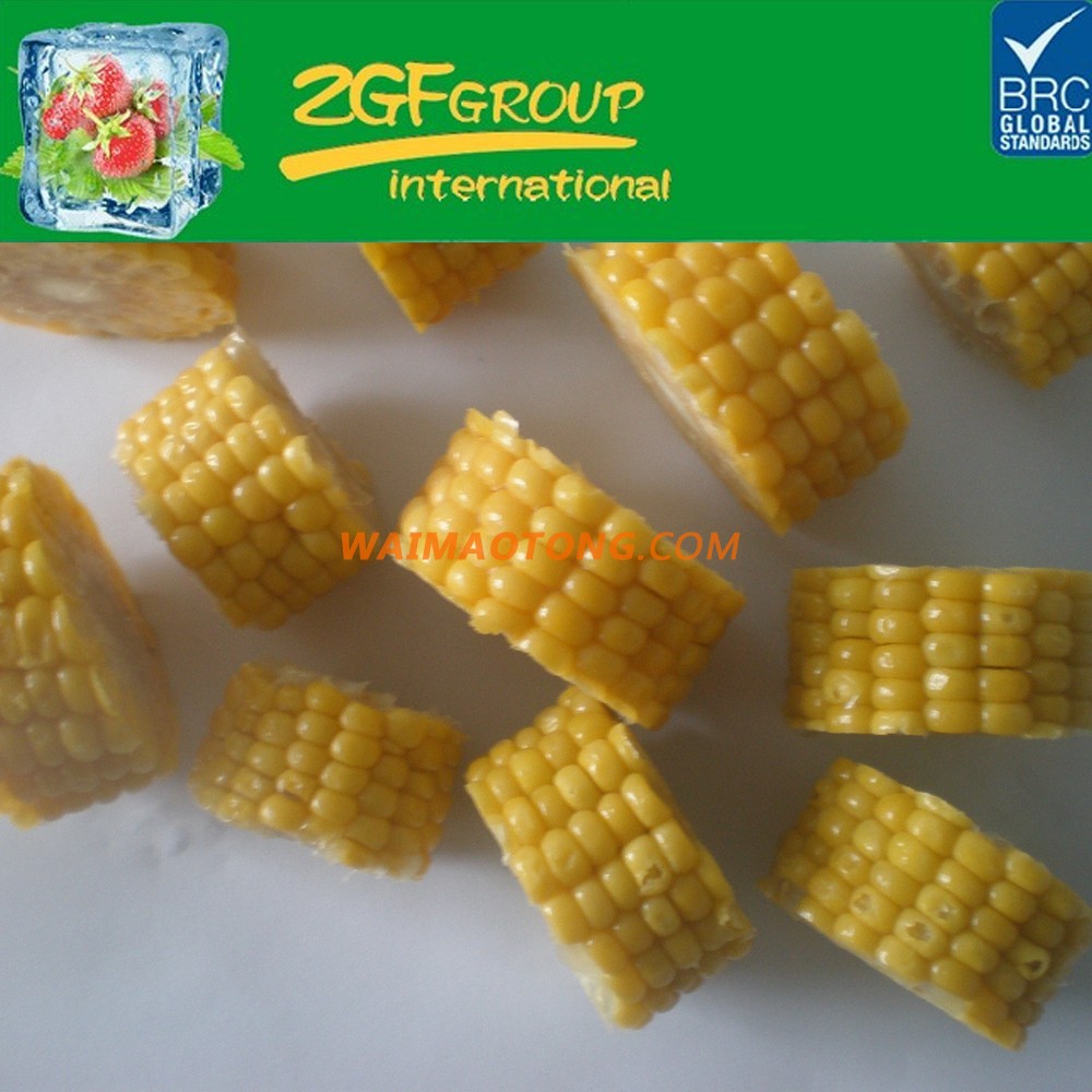 2016 New Season Hot Sale High Quality Frozen Sweet Corn Cut