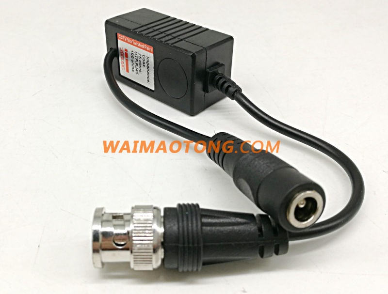 UTP RJ45 Power Over Cat5/5e/6 Cable CCTV Balun