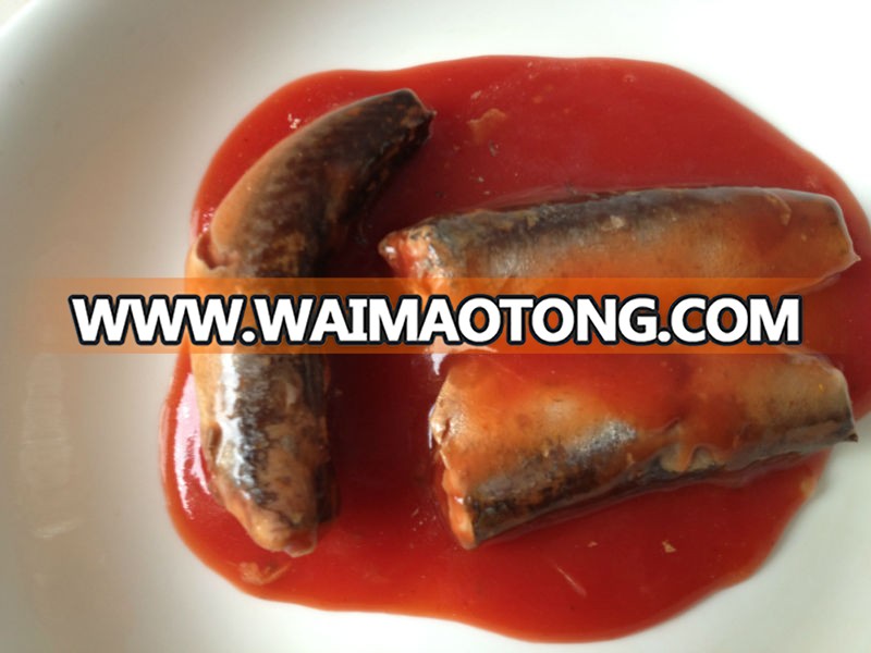 Canned mackerel in tomato sauce Preservation Instant food