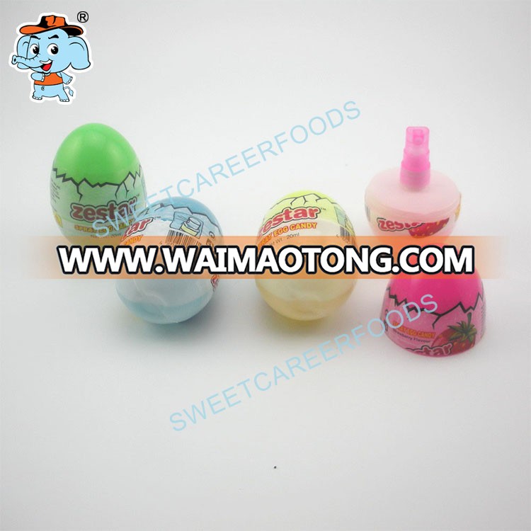 Lucky egg spray liquid candy