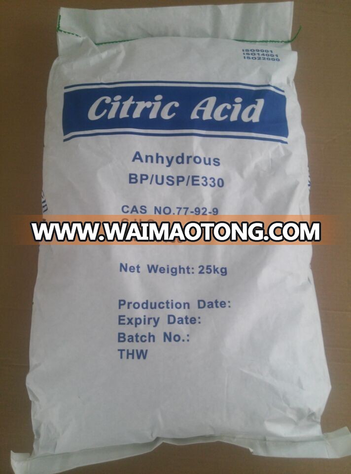 2017 China Factory Hot Selling Citric Acid anhydrous