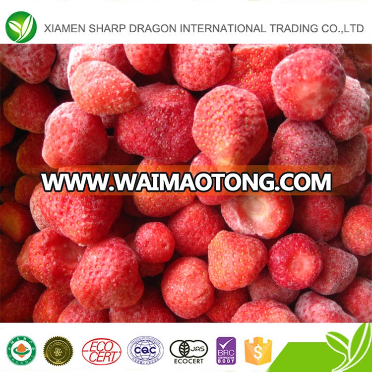 Wholesale frozen fruit bulk delicious iqf fresh frozen strawberry