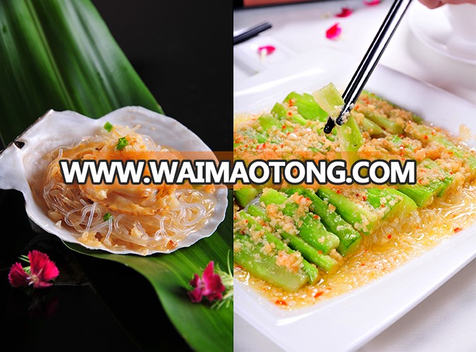 Low Fat Gluten Free Ribbon/Cut Green Bean Thread Longkou Vermicelli instant noodle