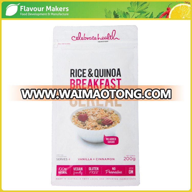 Rice and Quinoa Breakfast Cereal