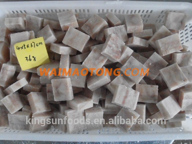 New arrival Frozen hake fillets block portion Merluccius productus