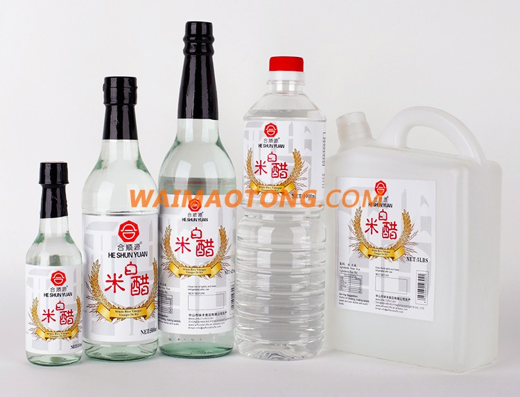 Chinese Glass Bottle 500ML White Rice Vinegar