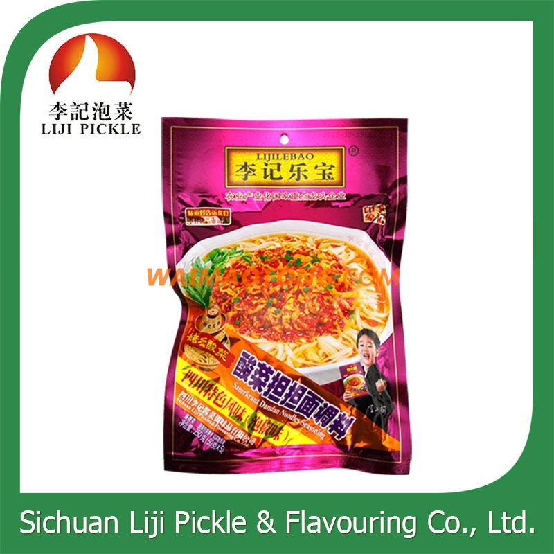 Manufacturer produced seasoning with pickle for noodle, 120g seasoning for dandan noodle