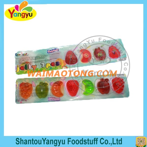 7 Pieces of Fruit Shape Jelly Pudding