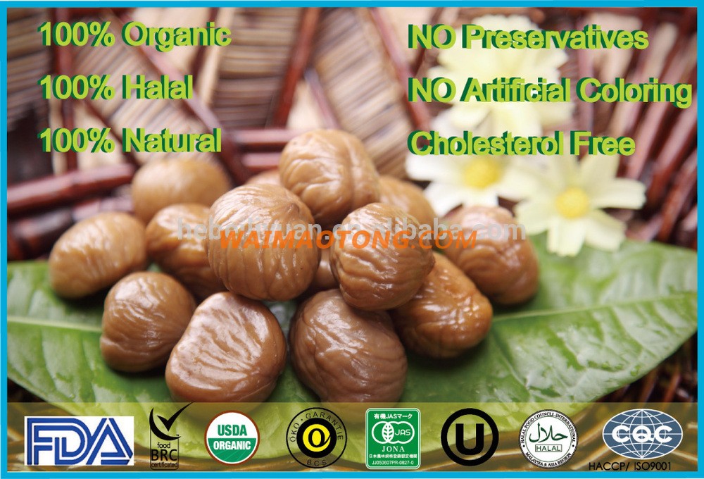 organic peeled Roasted Chestnuts