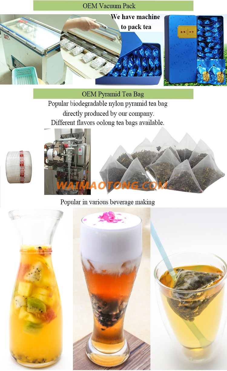 OEM Vacuum Packed Food Grade Flavors Wulong Milk Tea Oolong Tea Milk Flavor Tie Guan Yin/Tiekuanyin China Organic Oolong Tea