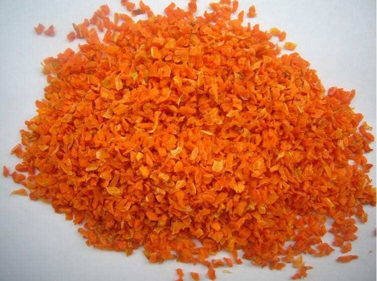 fresh bulk food air dried carrot granules