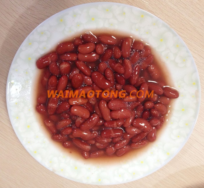 New crop Chinese canned dark red kidney bean 400g