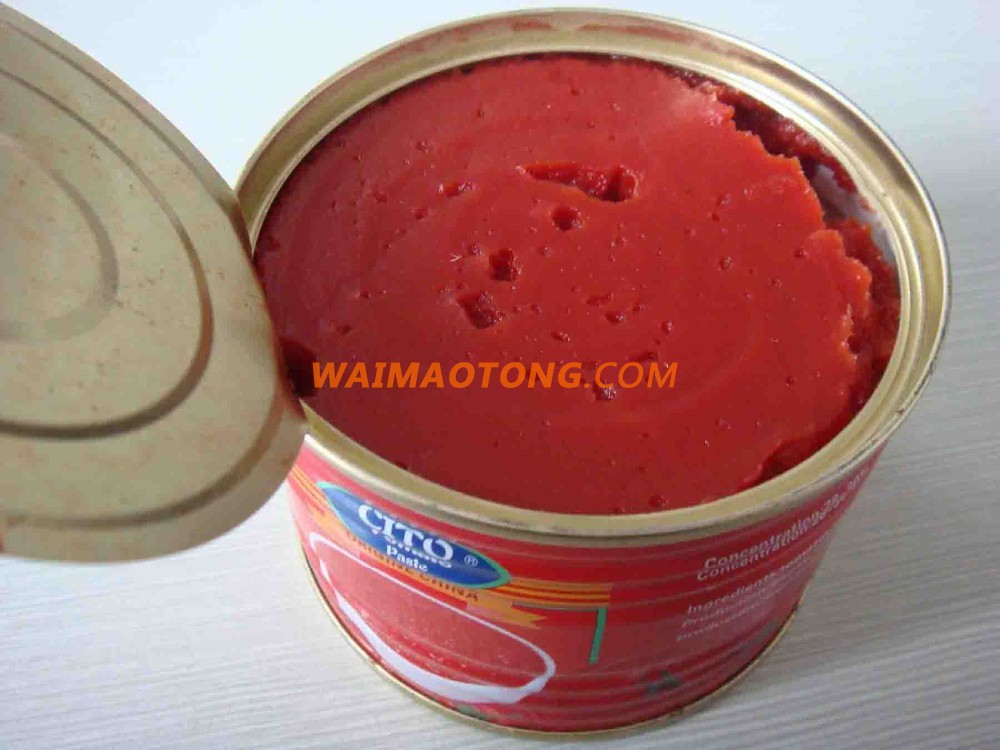 Canned tomato paste 28-30%