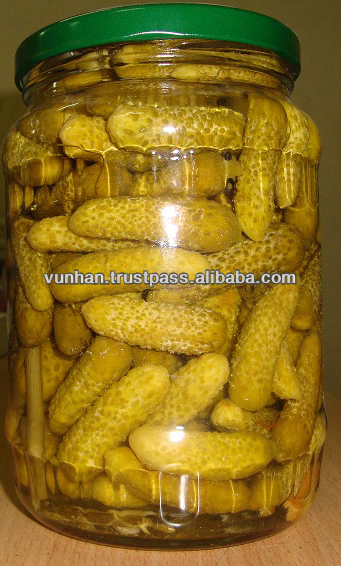 Vietnam pickled gherkin/cucumber in glass jar