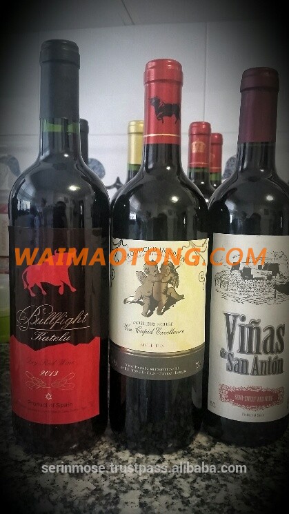 Multibrand Red Wine 12.0% (0,69 eur/bottle) OEM FREE