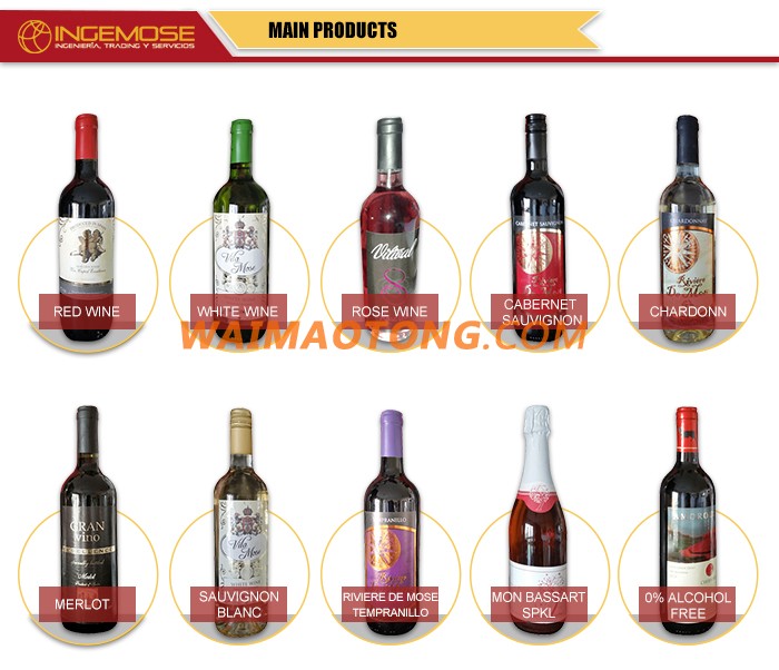 Multibrand Red Wine 12.0% (0,69 eur/bottle) OEM FREE