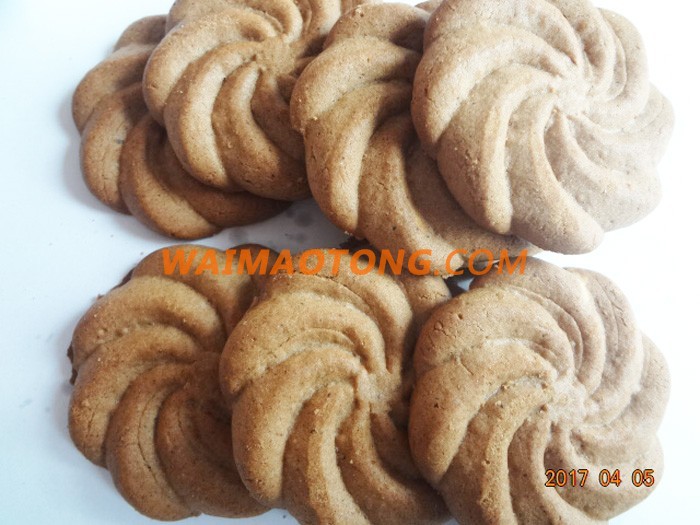 Wholesale Chocolate Cream two flavor butter cookies biscuit