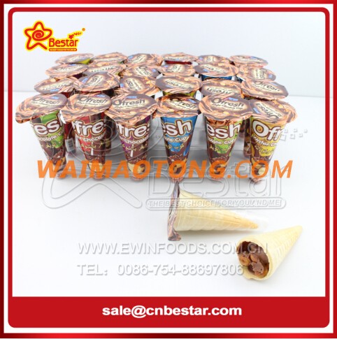 Ofresh Ice Cream Wafer Cup Biscuit And Chocolate