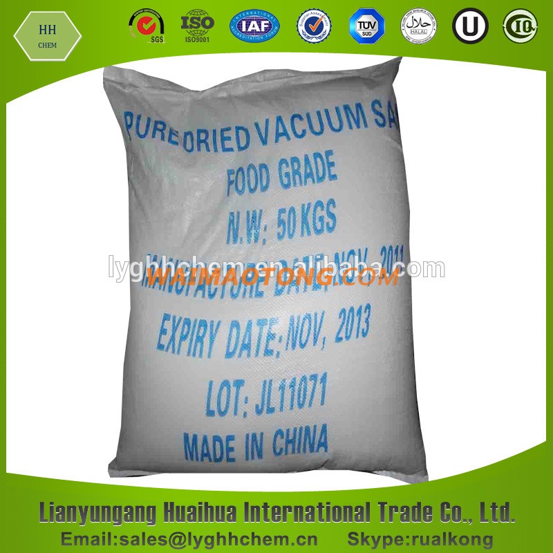 Pure Dried Vacuum Salt (Food Grade)