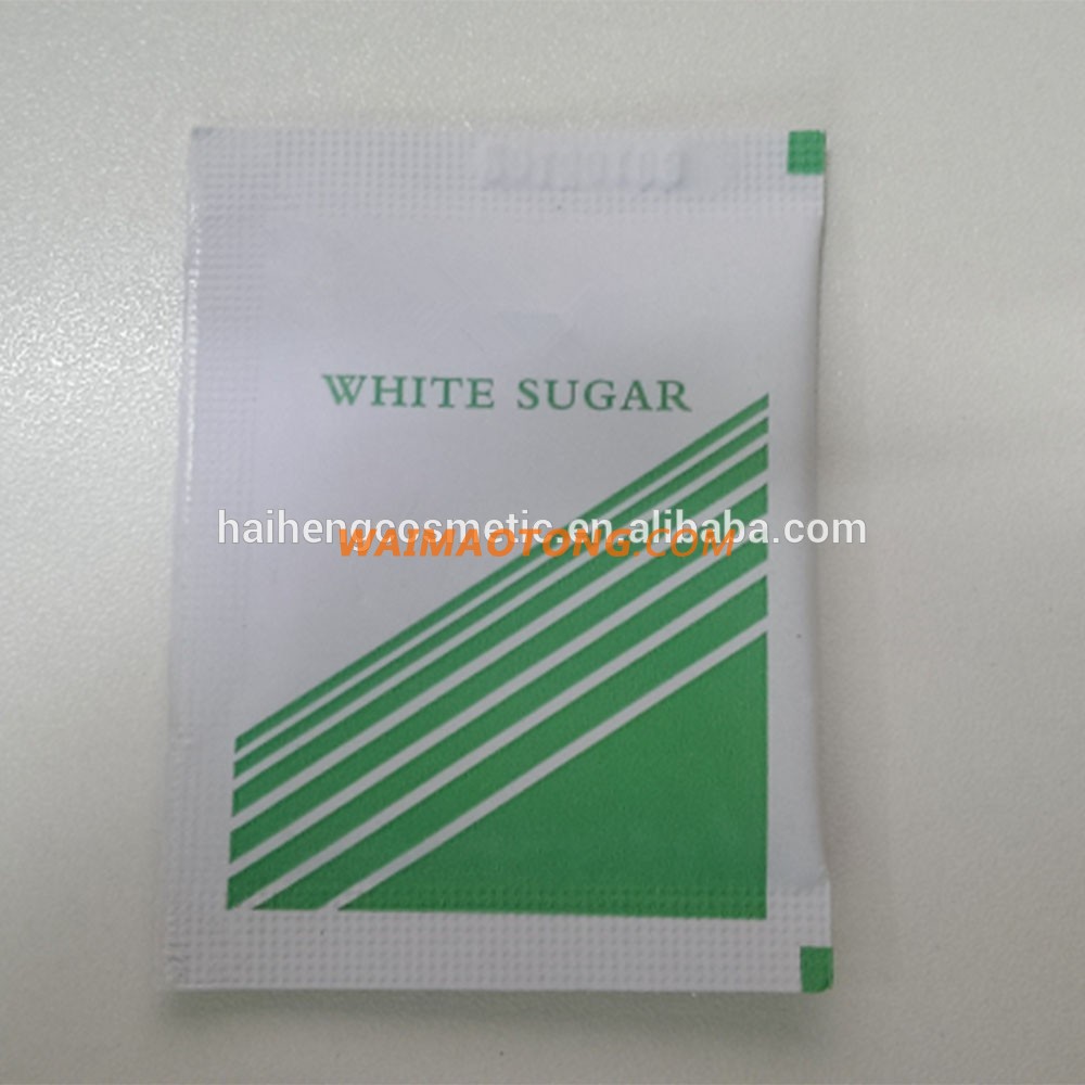 OEM 5g Brown Sugar 7g White Sugar Packet in packet for wholesale One time use Sugar Bag