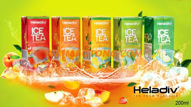 Heladiv flavoured Ice Tea 200 ml Tetra pack made from Fresh Ceylon Tea