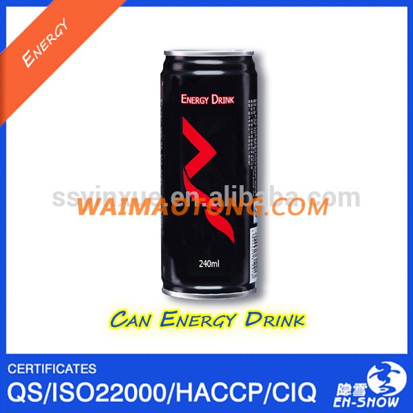 250ml Energy Drink with Taurine in Can