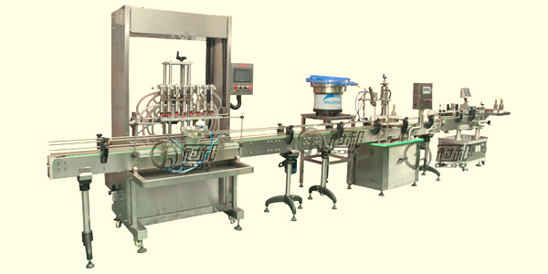 Automatic Glass Cleaner Filling Machine with Capping System