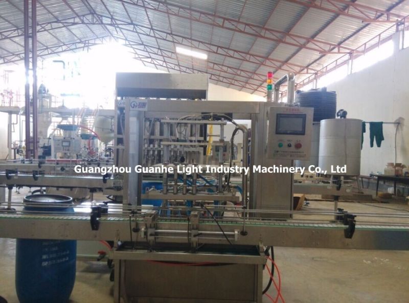 Automatic Glass Cleaner Filling Machine with Capping System