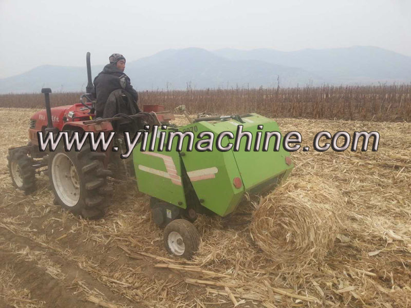 Alfalfa Hay Bales, Round Baler