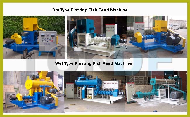 Screw Floating Wet Fish Food Pellet Processing Line Machine