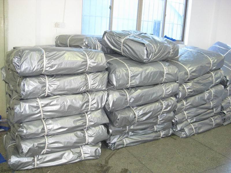 Round Bale Silver Heavy Duty Breathable Hay Tarps