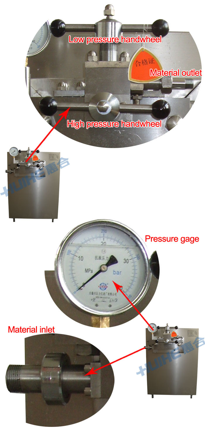 Stainless Steel High Pressure Homogenizer (homogenization)