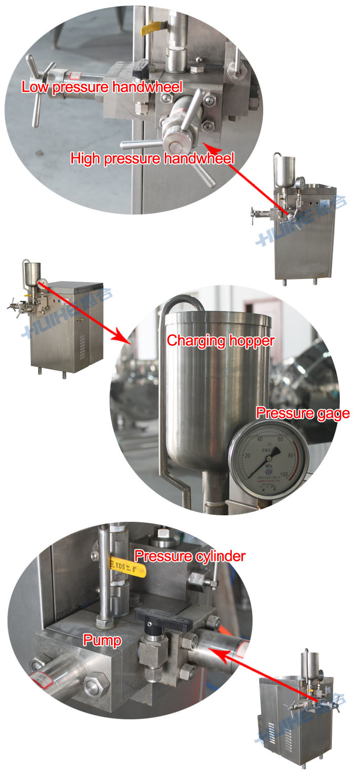 Stainless Steel Emulsification Homogenizer (Food)