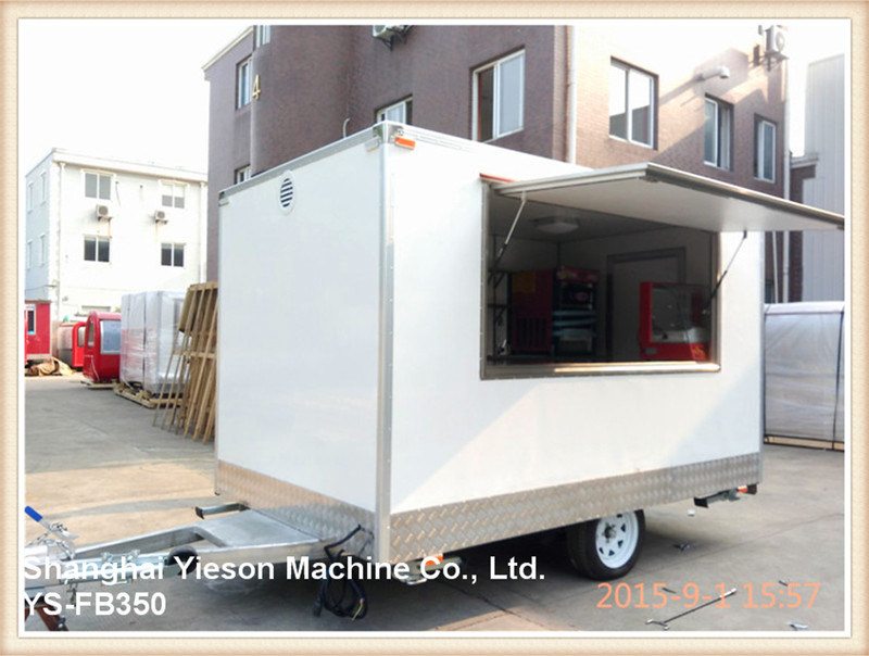 Ys-Fb350 White Multifunction Snack Car Catering Van