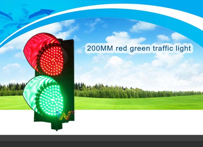 High Quality PC Housing 200mm Epistar LED Traffic Signal Light