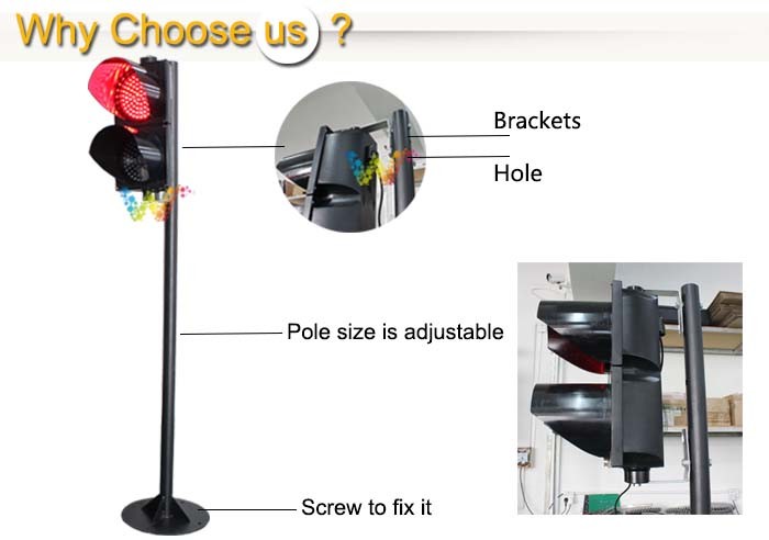 High Quality PC Housing 200mm Epistar LED Traffic Signal Light