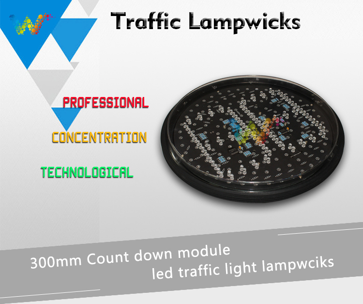 300mm Red Green LED Traffic Signal Light Countdown Timer