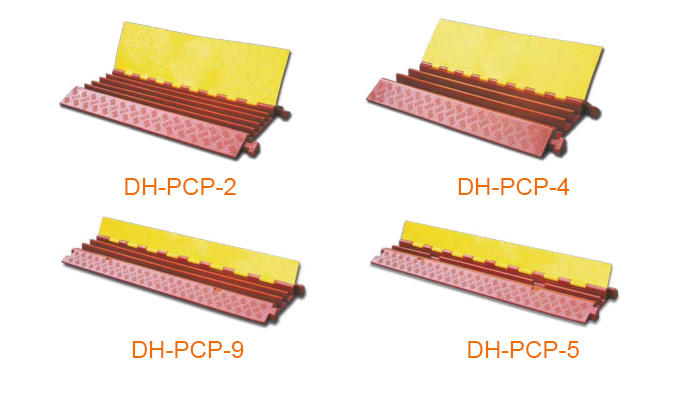 3 Channels PU Plastic Outdoor Events Cable Ramp