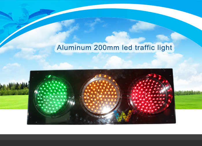 Customized Design Aluminum 200mm LED Traffic Signal Light