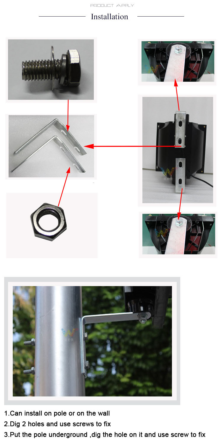 200mm PC Mix Red Green LED Traffic Signal Light