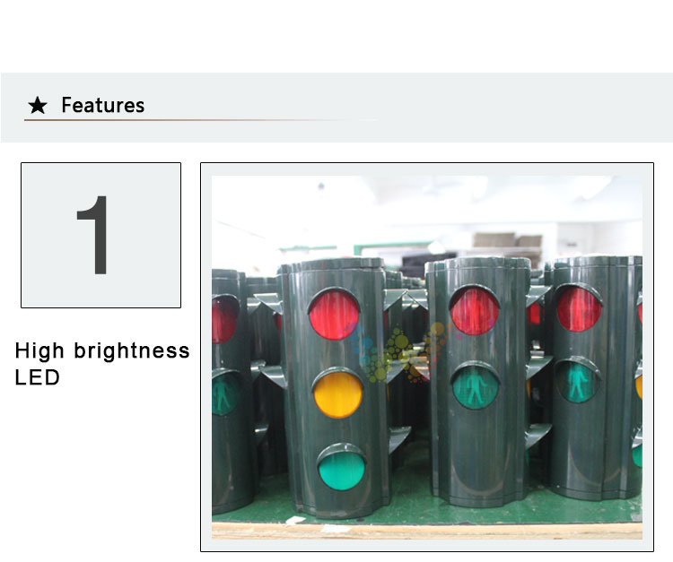 Customized Mini LED Toy Traffic Light for Kids Education