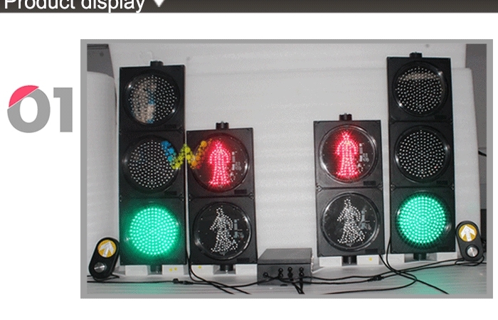 Button Push Pedestrian Roadway Traffic Signal Light